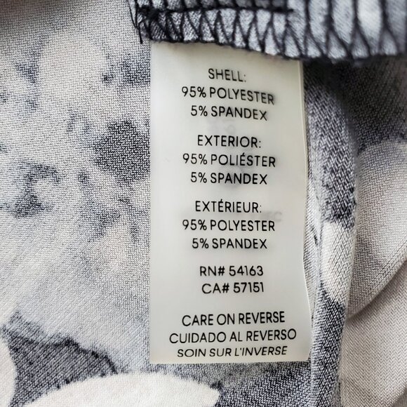 Calvin Klein Dark Floral Pleated Top Sleeveless Blouse Great for Under Suit - Picture 6 of 11